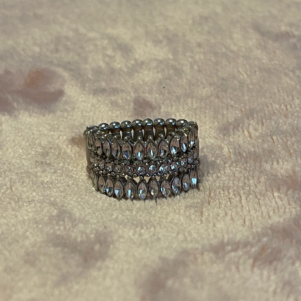 Thick Crystal Ring